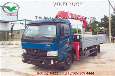 Xe tải Veam VT490 MB  gắn cẩu unic 3 tấn UNIC model URV344